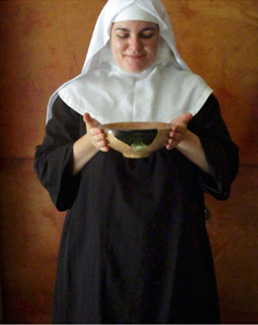 Sister Gregory with Bowl